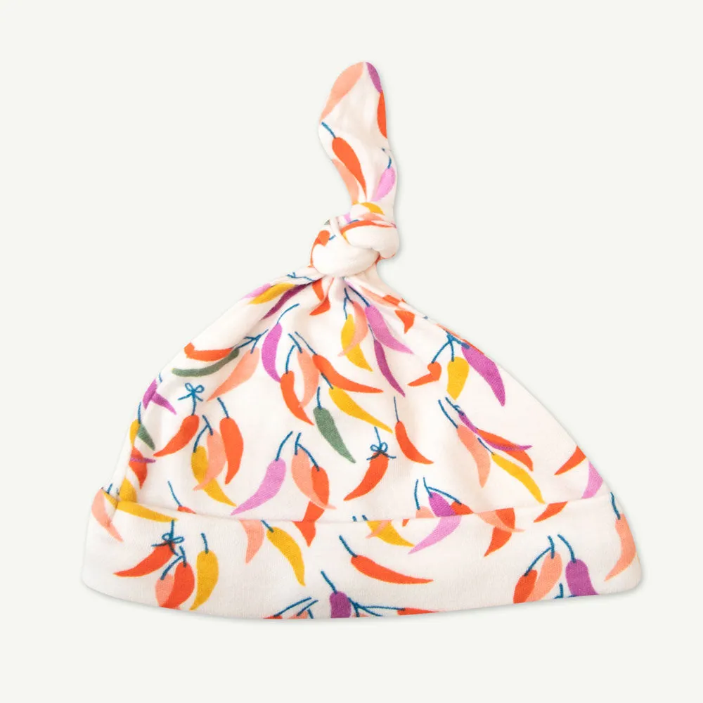 2-Piece Cap & Gown Set in Chili Peppers Print