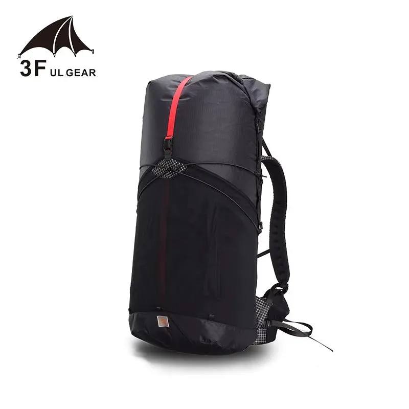3F UL GEAR 55L Large XPAC Climbing Backpack Outdoor Ultralight Frame Less Packs Bags Lightweight Durable Travel Camping Hiking