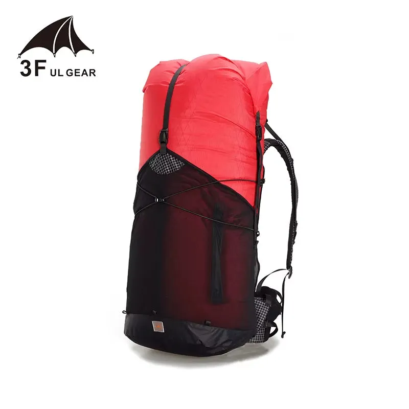 3F UL GEAR 55L Large XPAC Climbing Backpack Outdoor Ultralight Frame Less Packs Bags Lightweight Durable Travel Camping Hiking