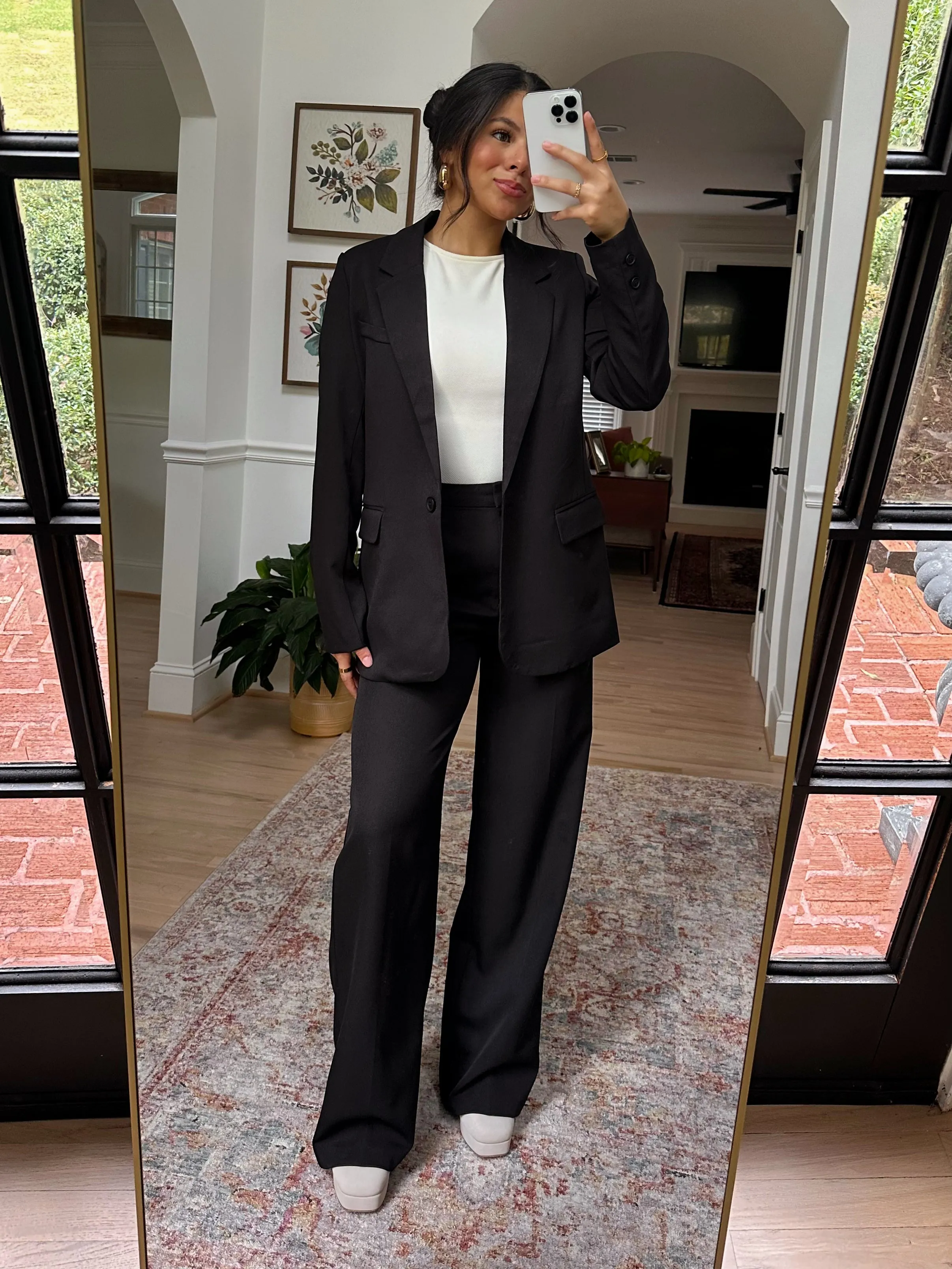 Black Blazer & Trouser Set