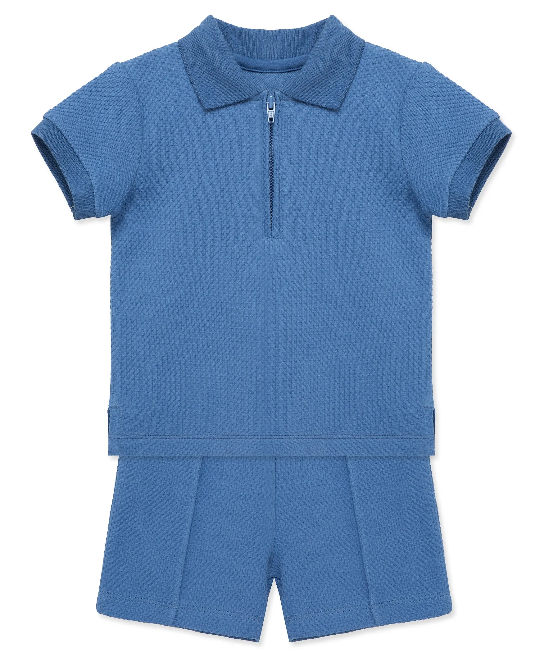 Blue Polo 2-Piece Short Set (12M-24M)