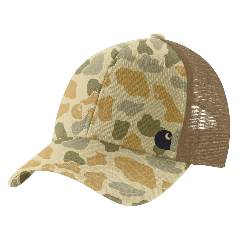 Canvas Mesh-Back Camo Cap - A41-Beach Signature Camo | Carhartt 106786