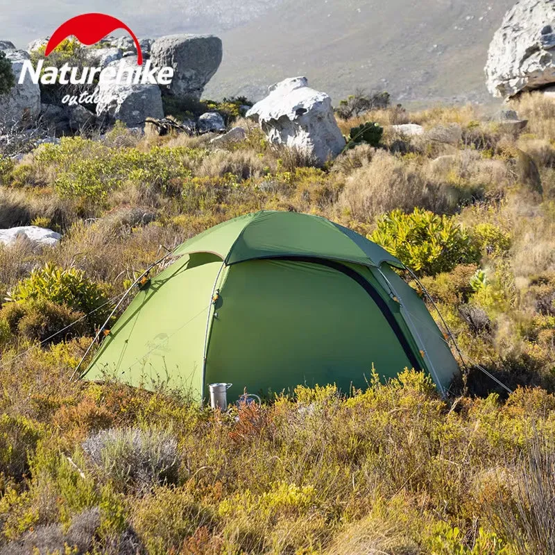 Cloud Peak 20D Nylon Tent Ultralight 2 Persons Camping Hiking Outdoor Tent 4 Season Double Layer Backpack Camper Tent