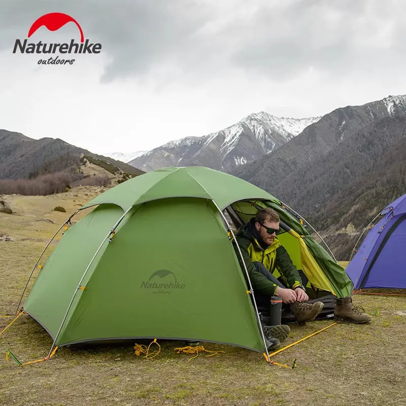 Cloud Peak 20D Nylon Tent Ultralight 2 Persons Camping Hiking Outdoor Tent 4 Season Double Layer Backpack Camper Tent