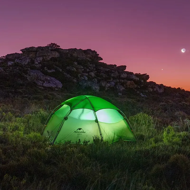 Cloud Peak 20D Nylon Tent Ultralight 2 Persons Camping Hiking Outdoor Tent 4 Season Double Layer Backpack Camper Tent