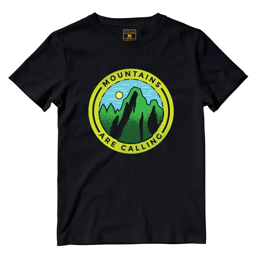 Cotton Shirt: Mountains Calling