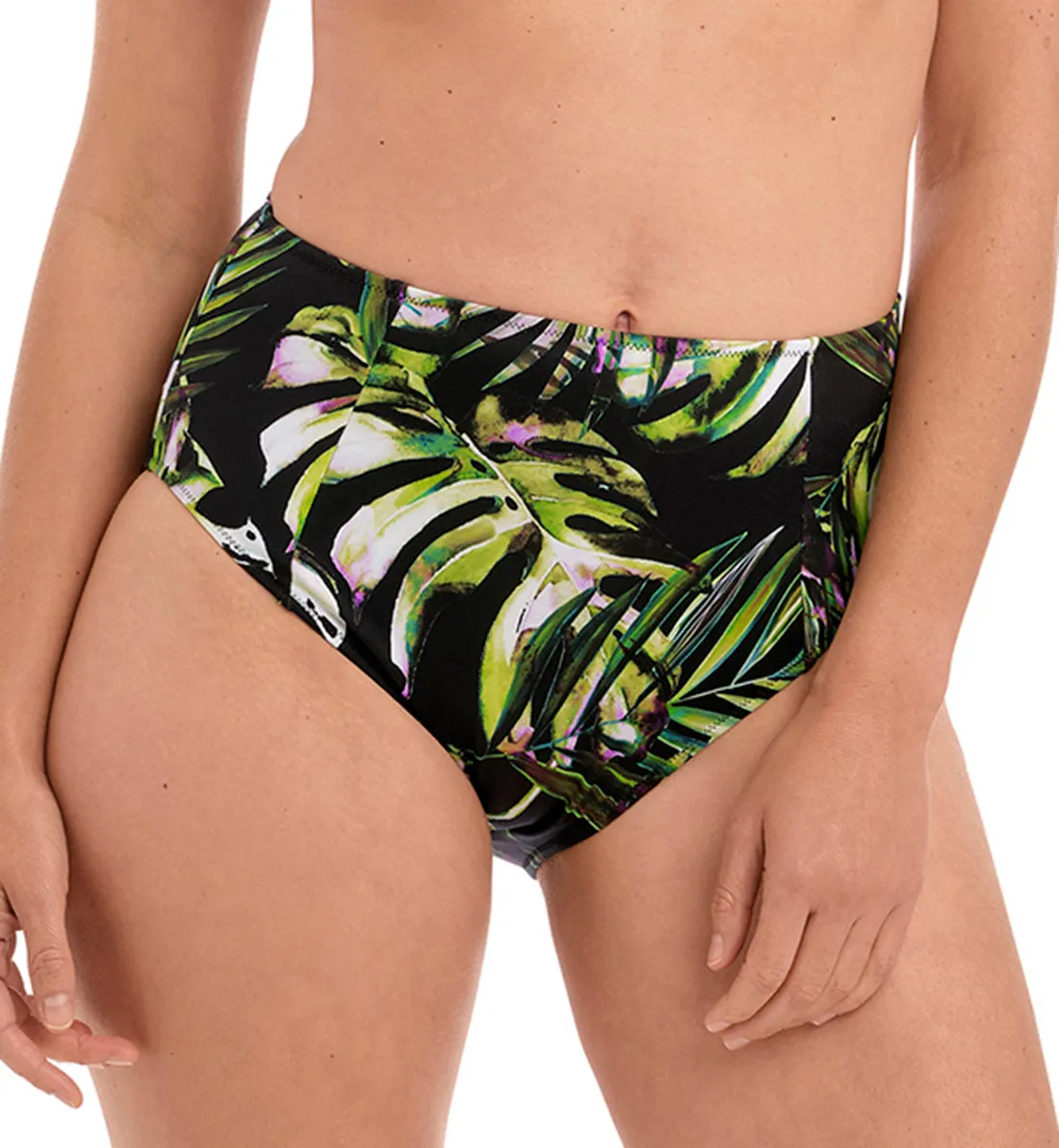 Fantasie Palm Valley High Rise Swim Brief (6767) - Black