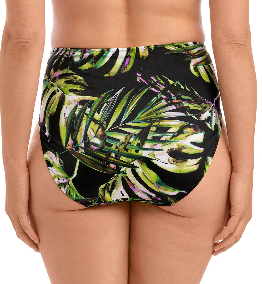 Fantasie Palm Valley High Rise Swim Brief (6767) - Black