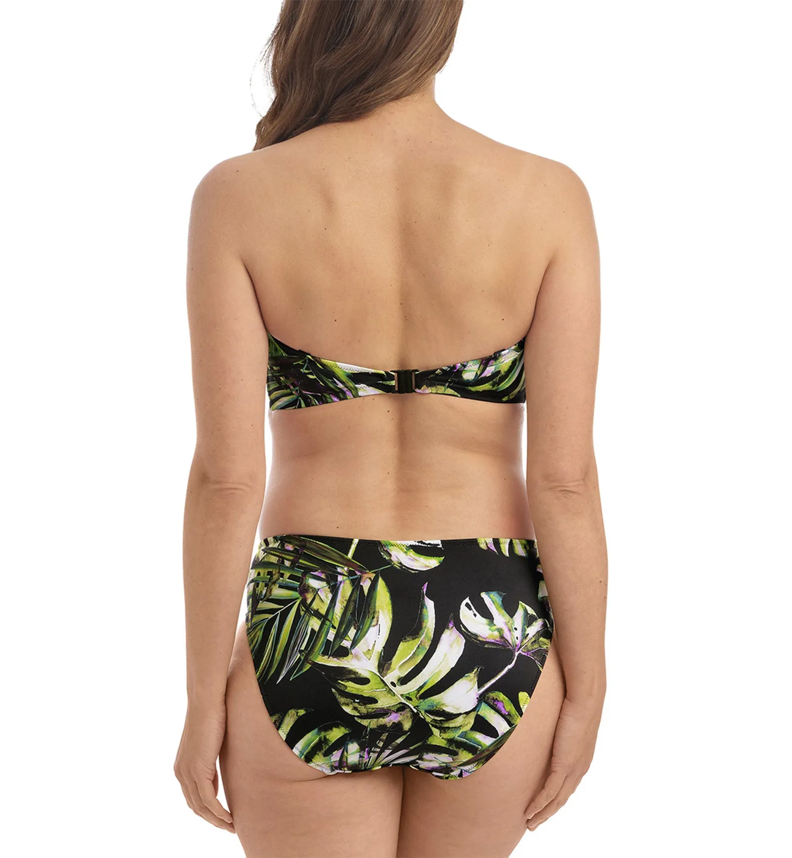 Fantasie Palm Valley Mid Rise Swim Brief (6765) - Black