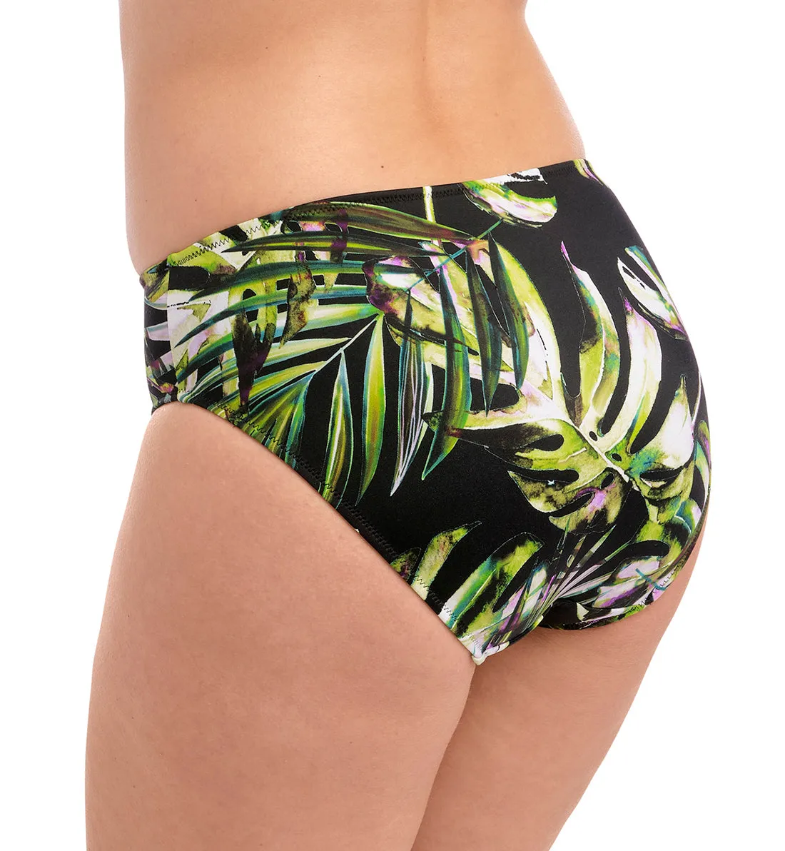 Fantasie Palm Valley Mid Rise Swim Brief (6765) - Black