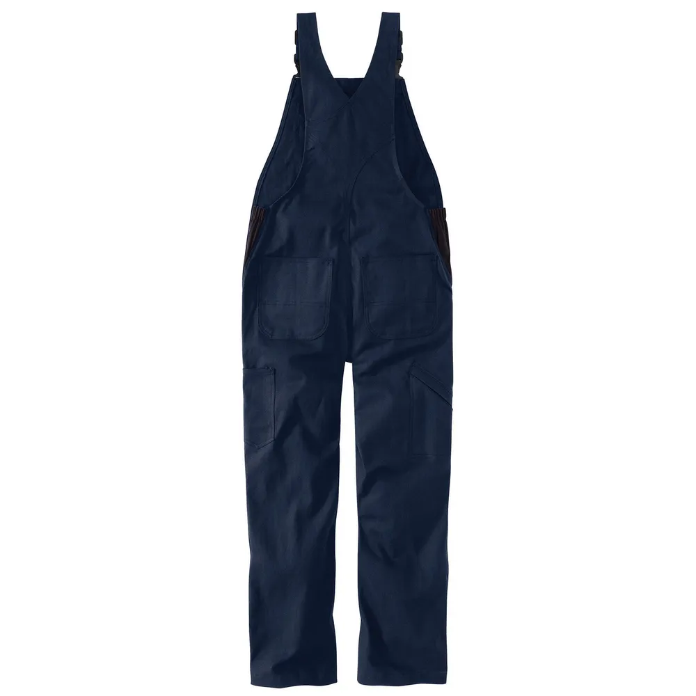 Flame Resistant Rugged Flex Loose Fit Duck Bib Overall - DNY-Dark Navy | Carhartt 105780