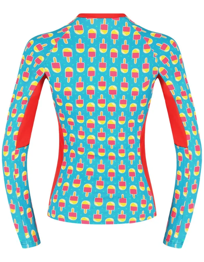 Ice Lolly Womens Rash Guard