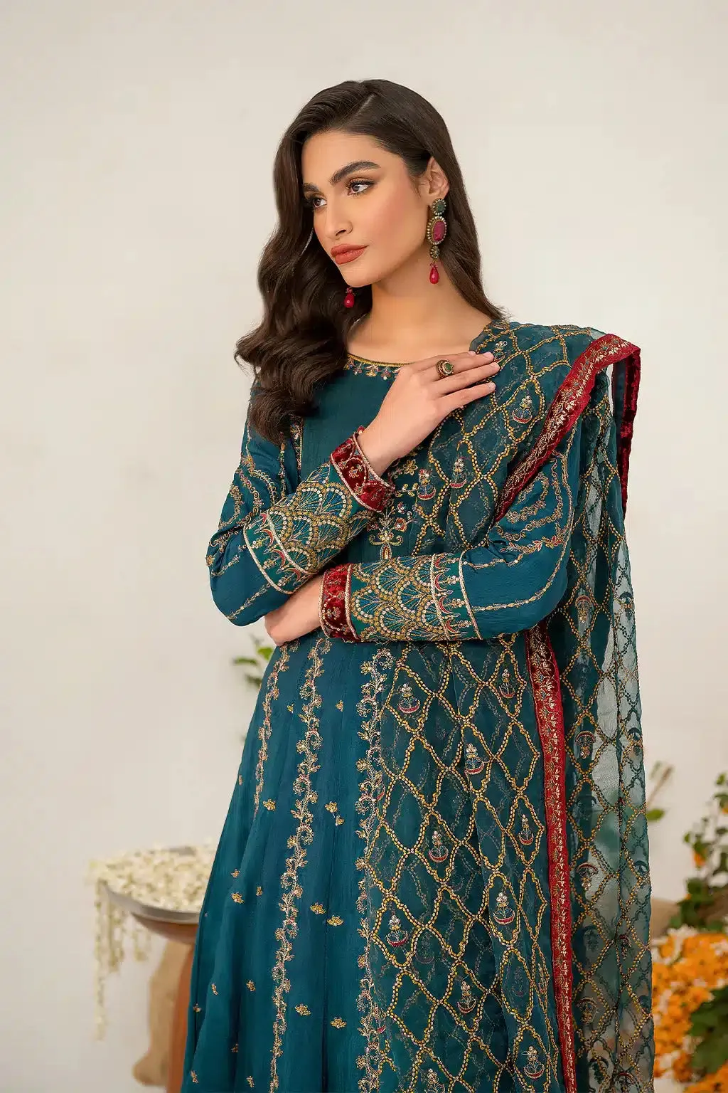 Iznik | Festive Raw Silk 23 | IRS-08 SANGUINE