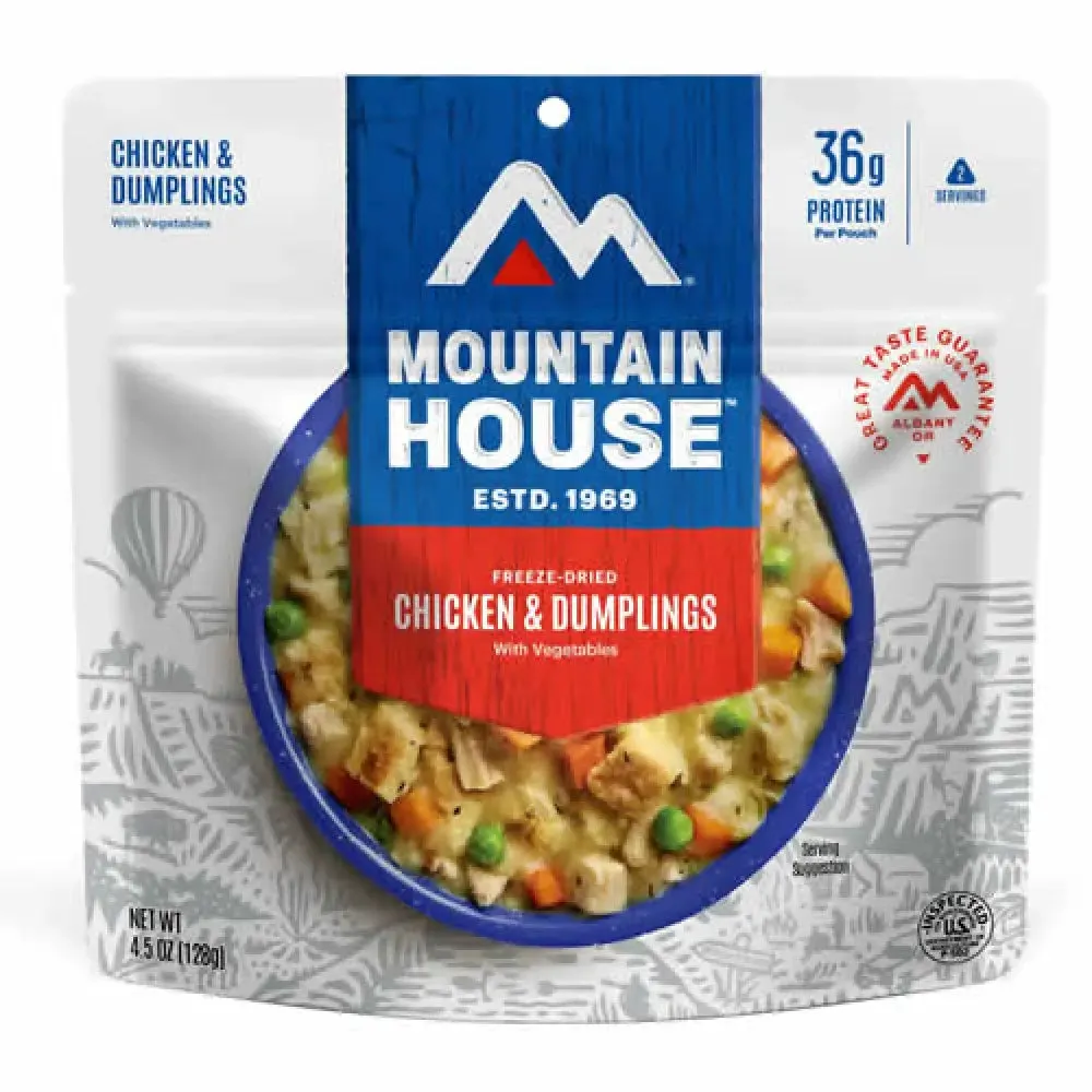 Mountain House CHICKEN & DUMPLINGS Pouch (2 Servings)