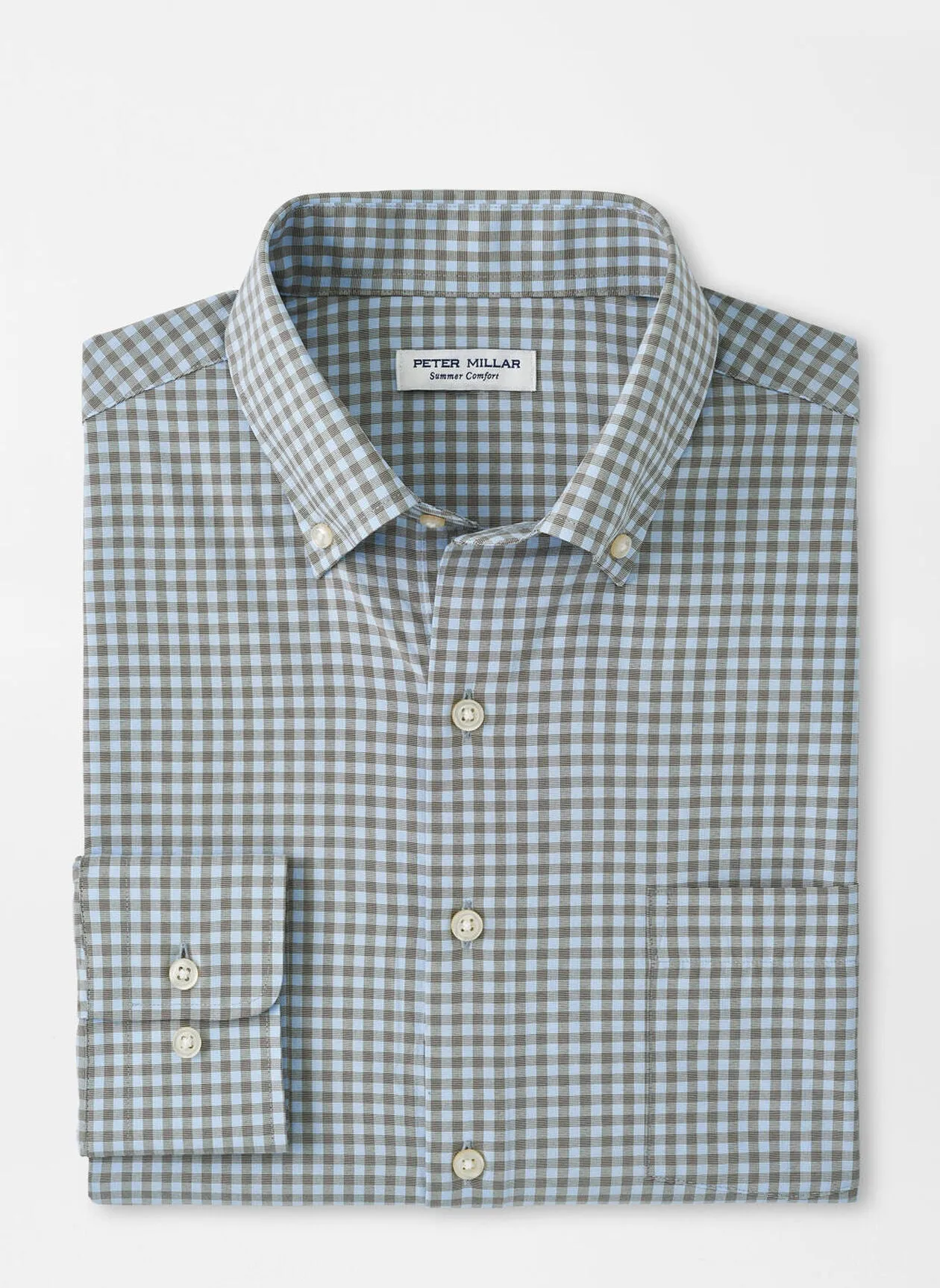 Murray Performance Poplin Sport Shirt Dark Olive