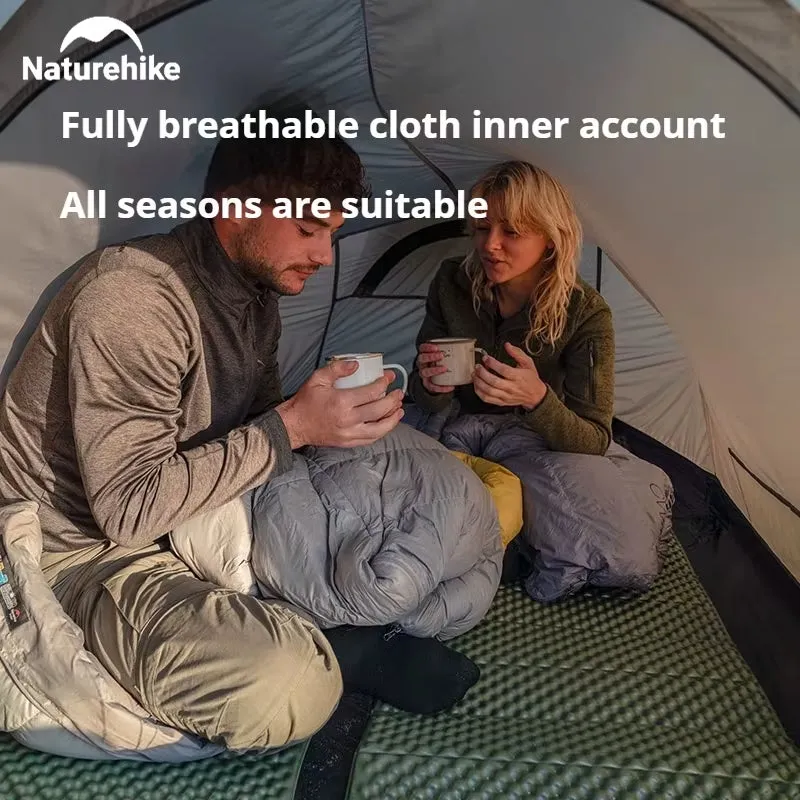 Opalus UL Tunnel Tent 2-3 Person 15D Nylon 4 Season Hiking Tent Lightweight Large Space Outdoor Travel Camping Tent