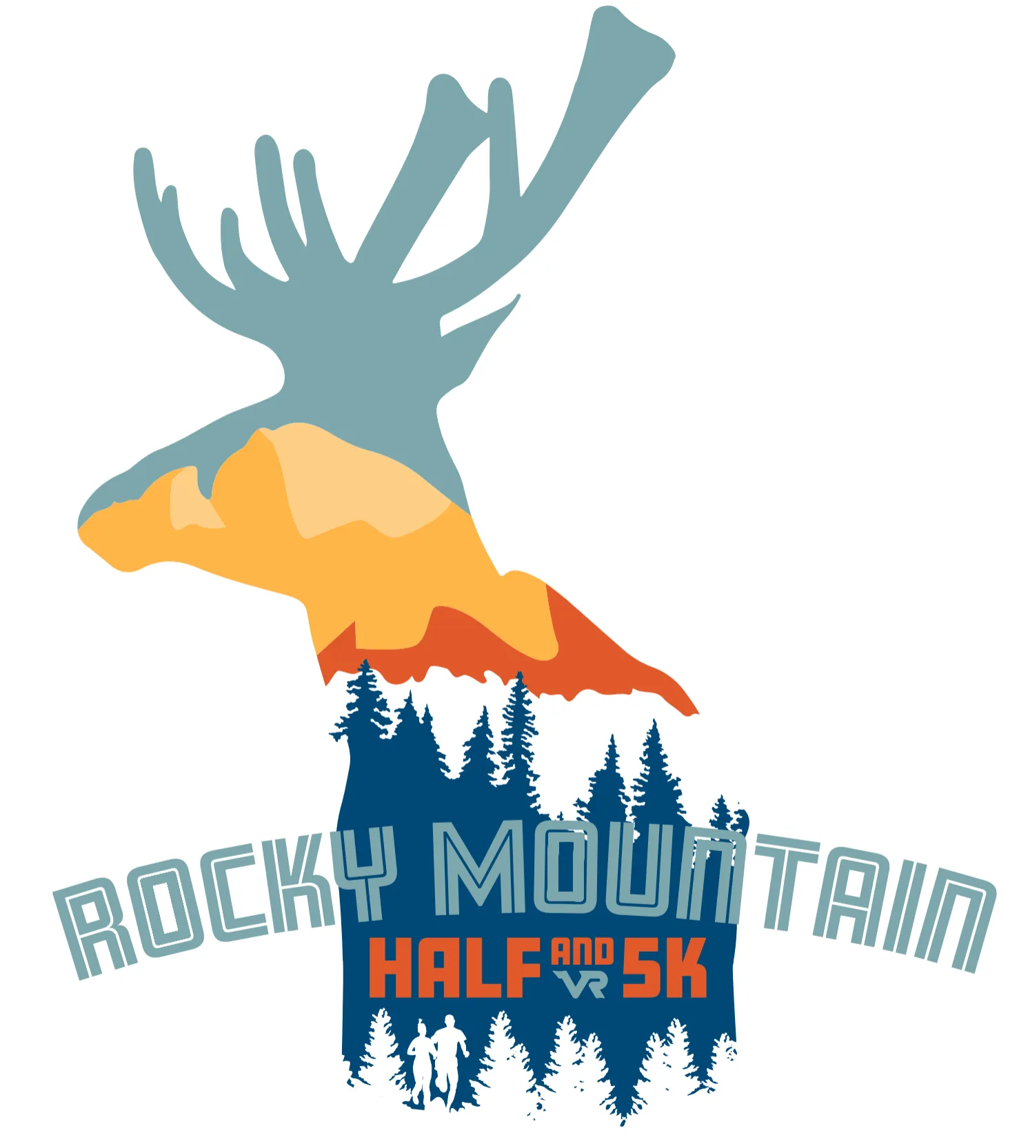 Rocky Mountain Half & 5K Large Elk Beach Hoodie