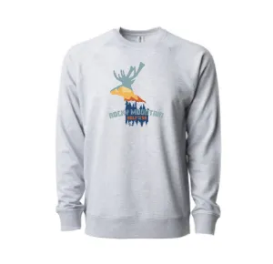 Rocky Mountain Half & 5K Large Elk Crew Neck