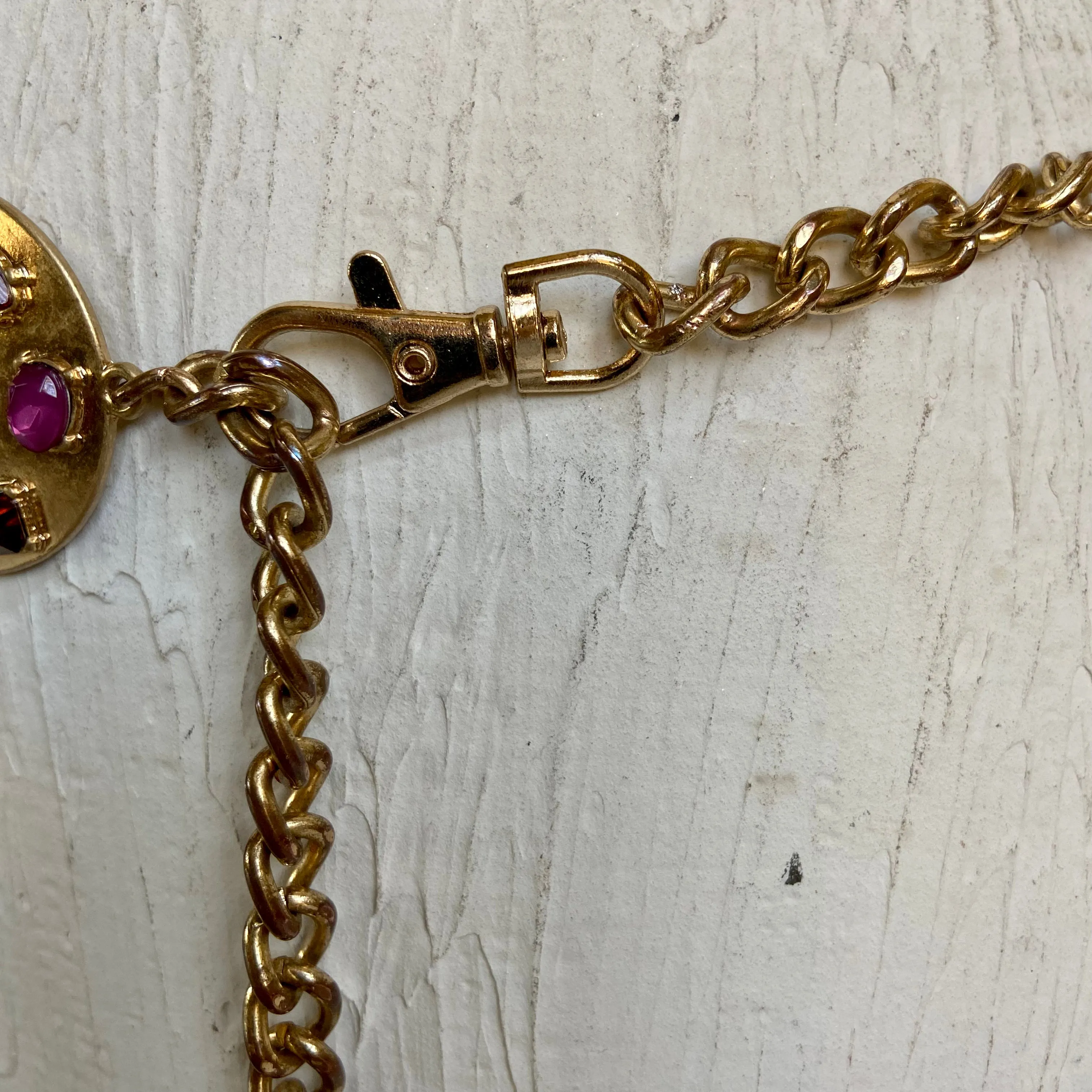 Vintage gold chain belt