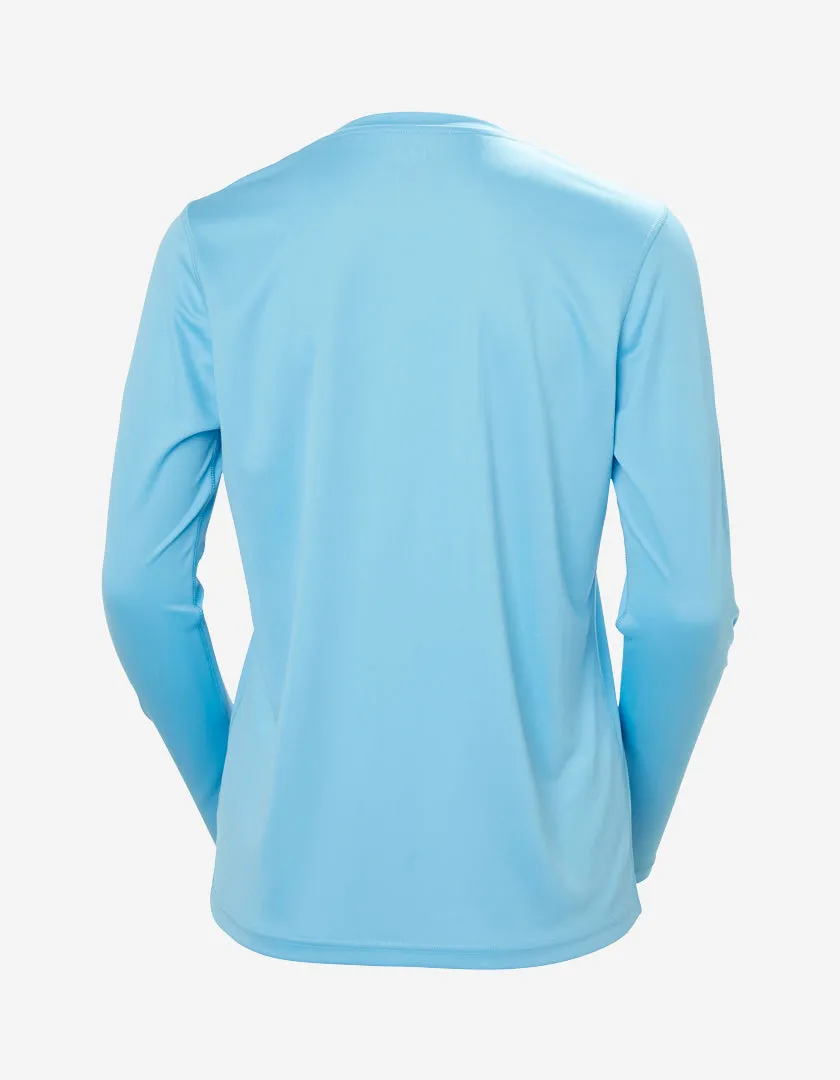 W HH TECH CREW LS 2.0, Aqua