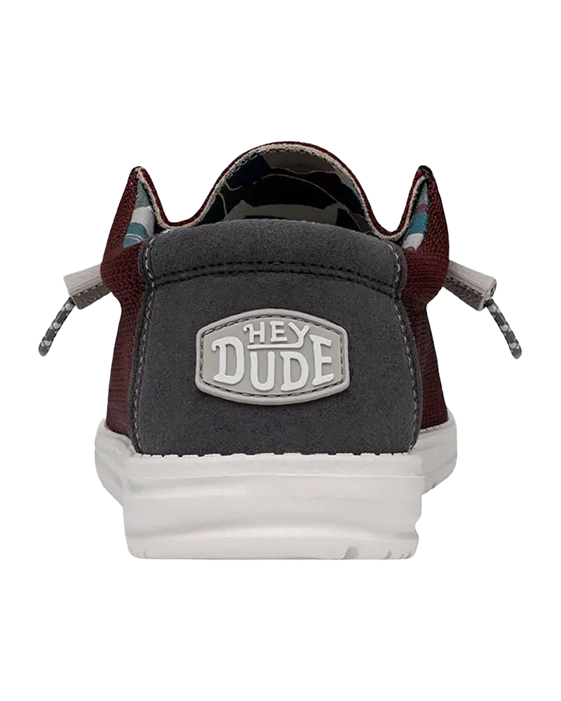 Wally Sox Triple Needle Shoes in Karanda Red