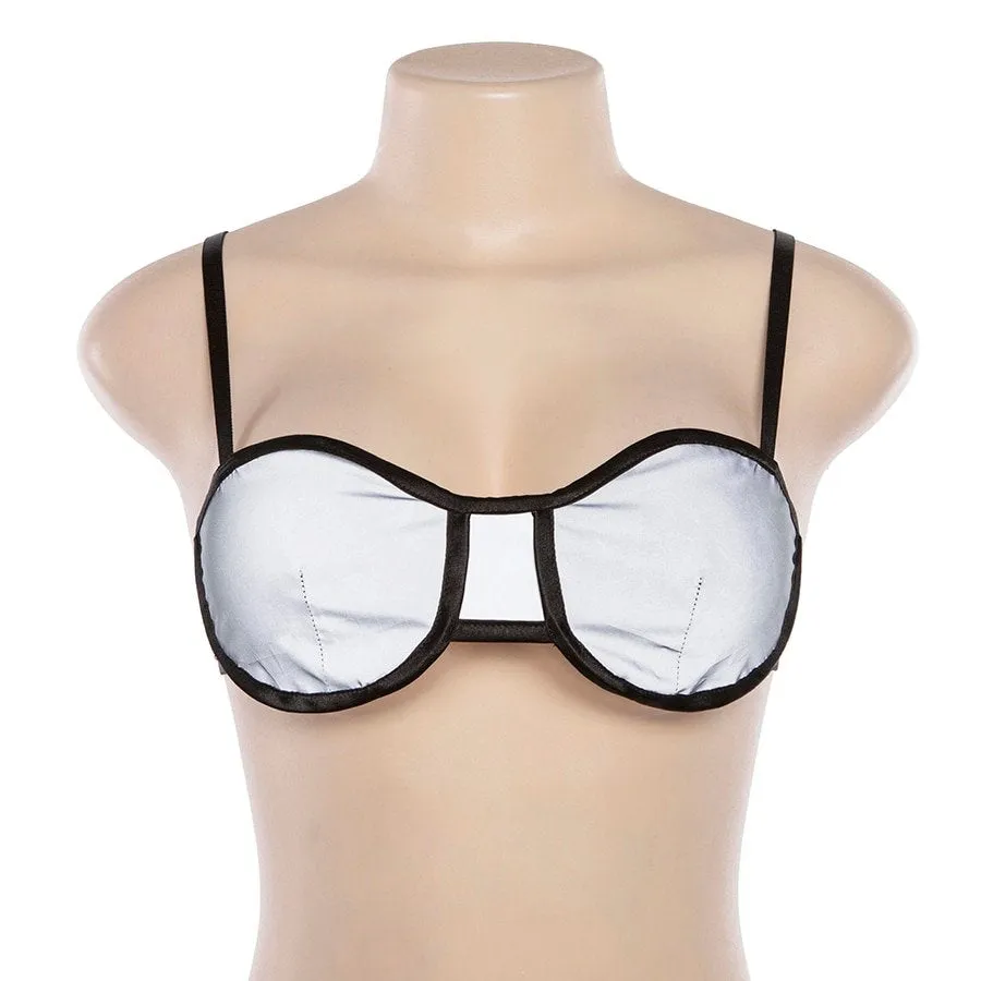 Women's Sleeveless Ruched Slim Crop Top